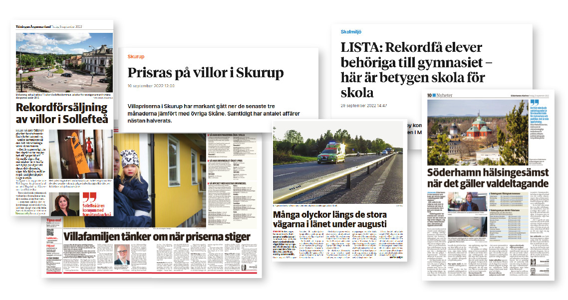 Bilder på publiceringar