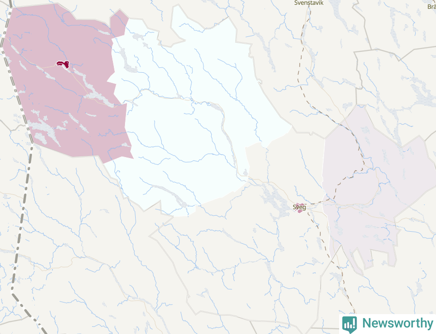 Karta som visar antalet cykelstölder i olika delar av Härjedalens kommun, även i tabell nedan